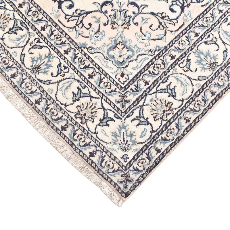 Perzisch tapijt - Nain - 209 x 149 cm - lichtgrijs