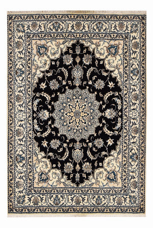 Perzisch tapijt - Nain - 210 x 149 cm - donkerblauw