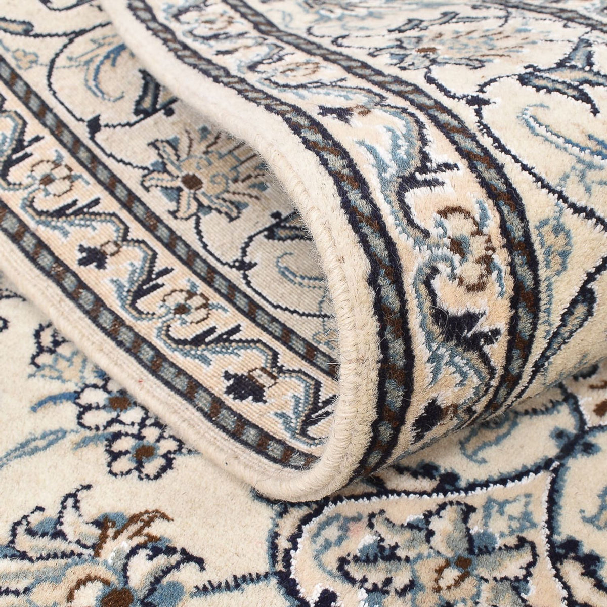 Perzisch tapijt - Nain - 202 x 150 cm - licht beige