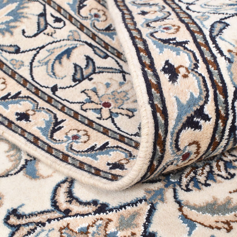 Perzisch tapijt - Nain - 198 x 143 cm - licht beige