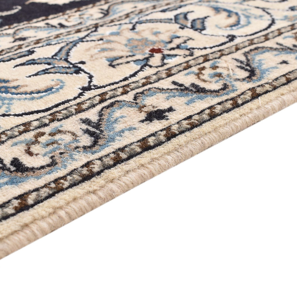 Perzisch tapijt - Nain - 198 x 147 cm - donkerblauw