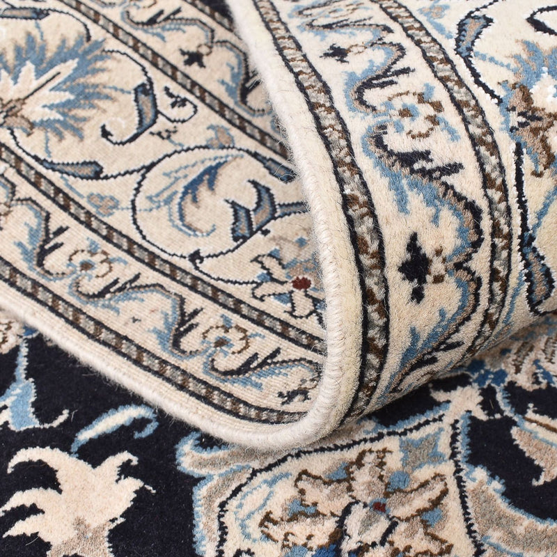 Perzisch tapijt - Nain - 198 x 147 cm - donkerblauw