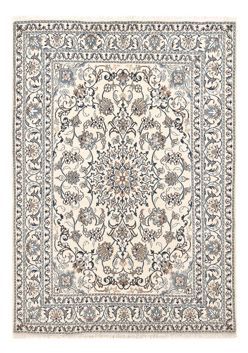 Perzisch tapijt - Nain - 207 x 149 cm - licht beige