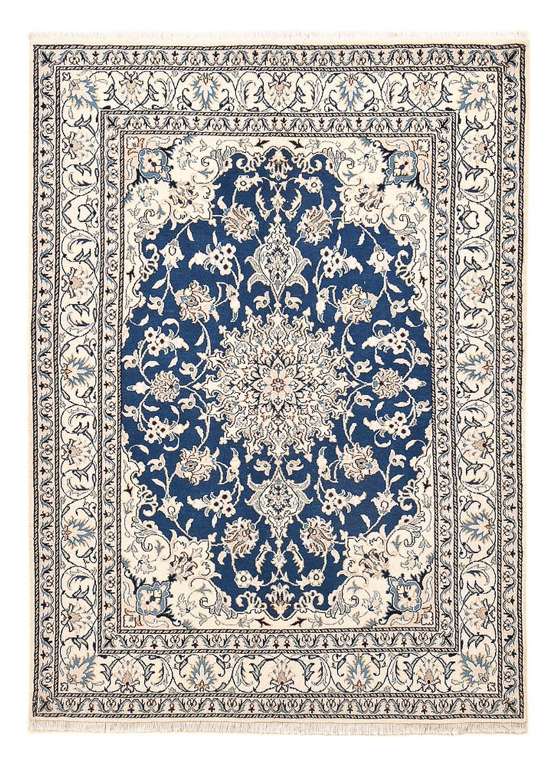 Perzisch tapijt - Nain - 205 x 149 cm - blauw