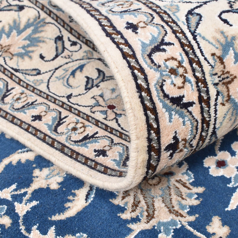 Perzisch tapijt - Nain - 205 x 149 cm - blauw