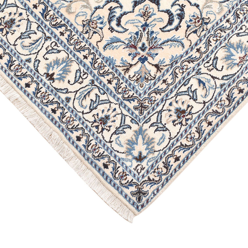 Perzisch tapijt - Nain - 201 x 145 cm - licht beige