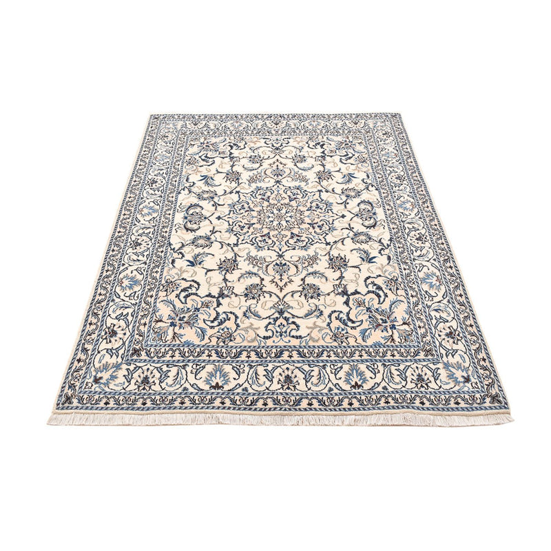 Perzisch tapijt - Nain - 201 x 145 cm - licht beige