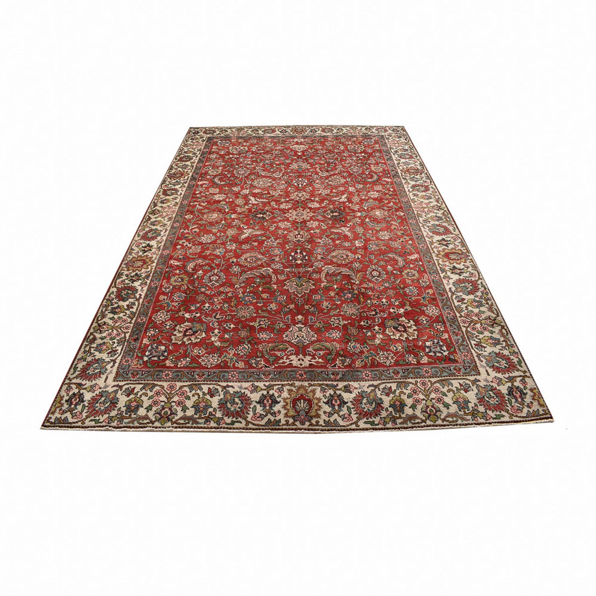 Perzisch tapijt - Tabriz - 322 x 209 cm - rood