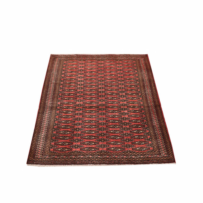 Turkaman tapijt - 131 x 100 cm - licht rood