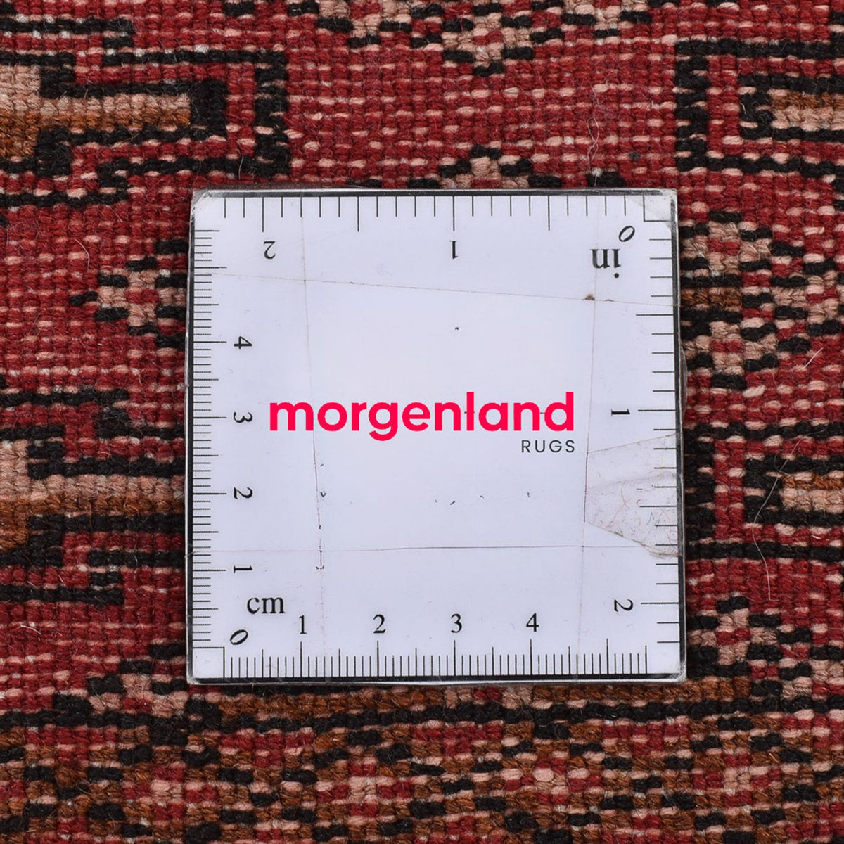 Turkaman tapijt - 131 x 100 cm - licht rood