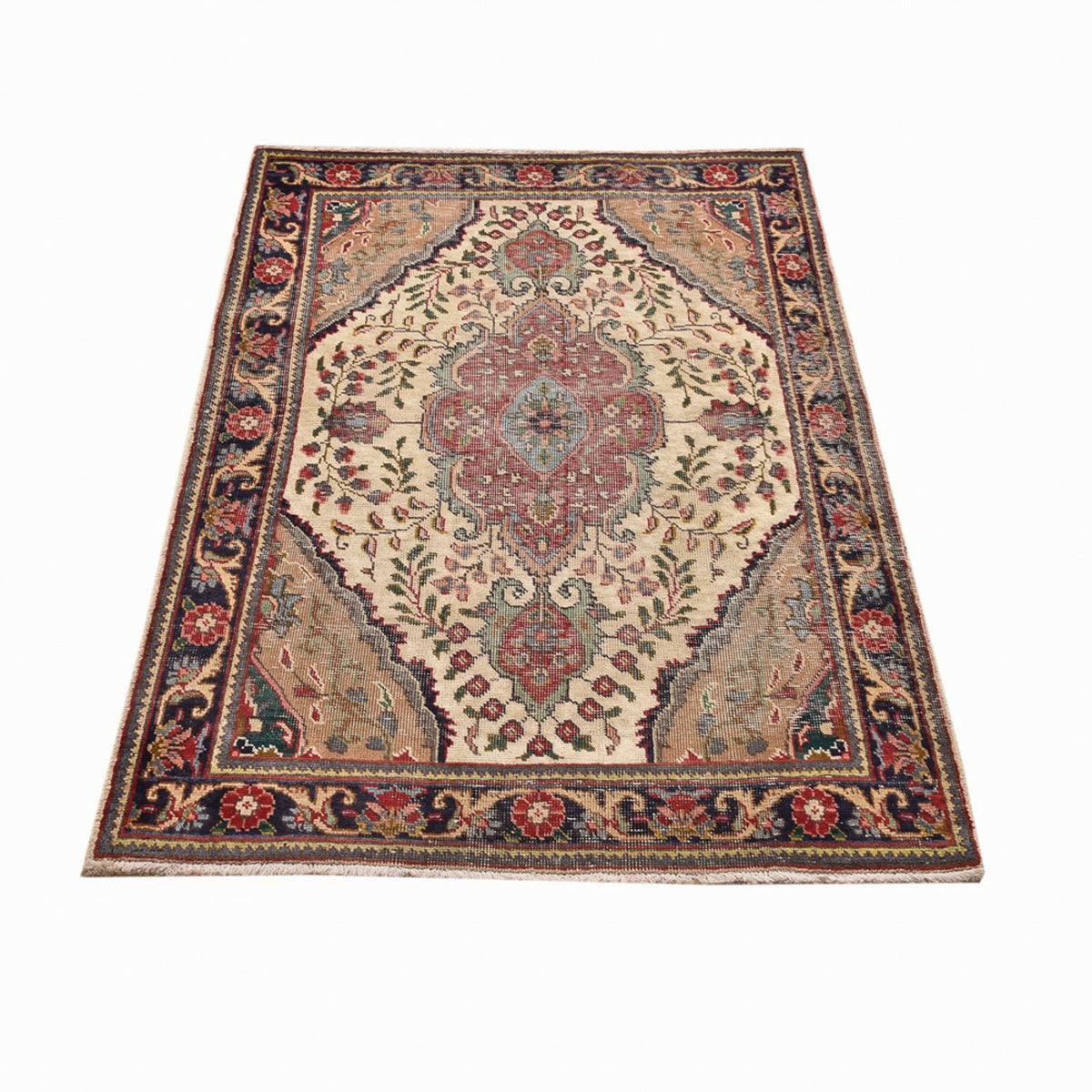 Perzisch tapijt - Tabriz - 146 x 98 cm - veelkleurig