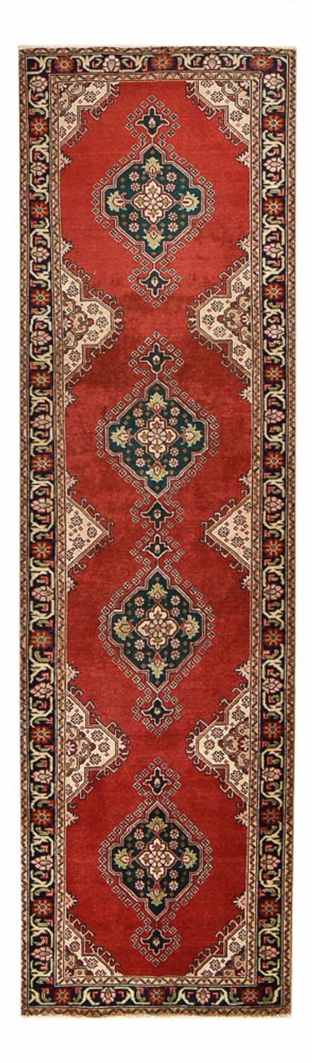 Loper Perzisch tapijt - Tabriz - 340 x 96 cm - rood