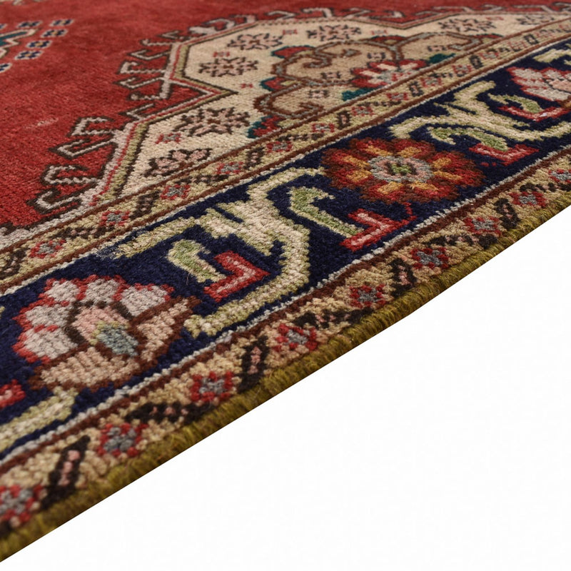 Loper Perzisch tapijt - Tabriz - 340 x 96 cm - rood