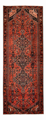 Loper Perzisch tapijt - Bijar - 288 x 104 cm - rood