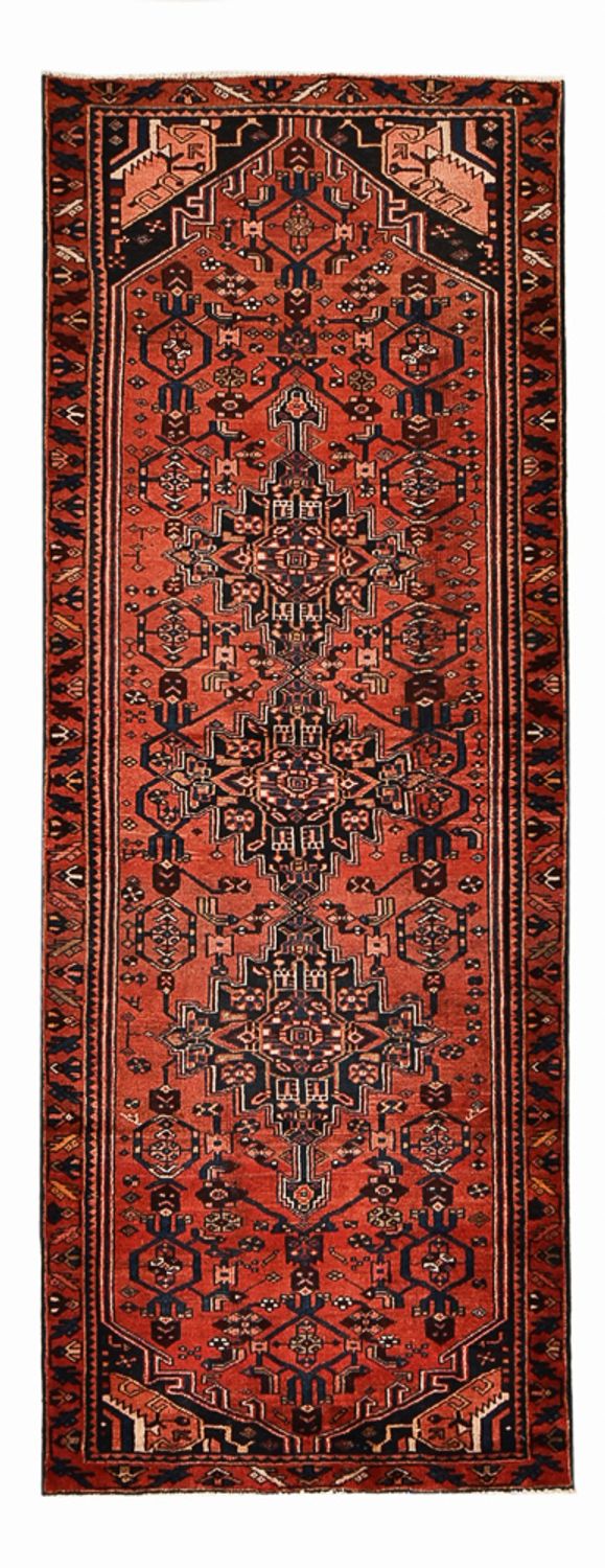 Loper Perzisch tapijt - Bijar - 288 x 104 cm - rood