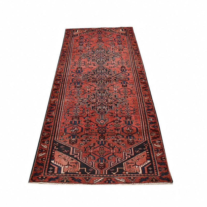 Loper Perzisch tapijt - Bijar - 288 x 104 cm - rood