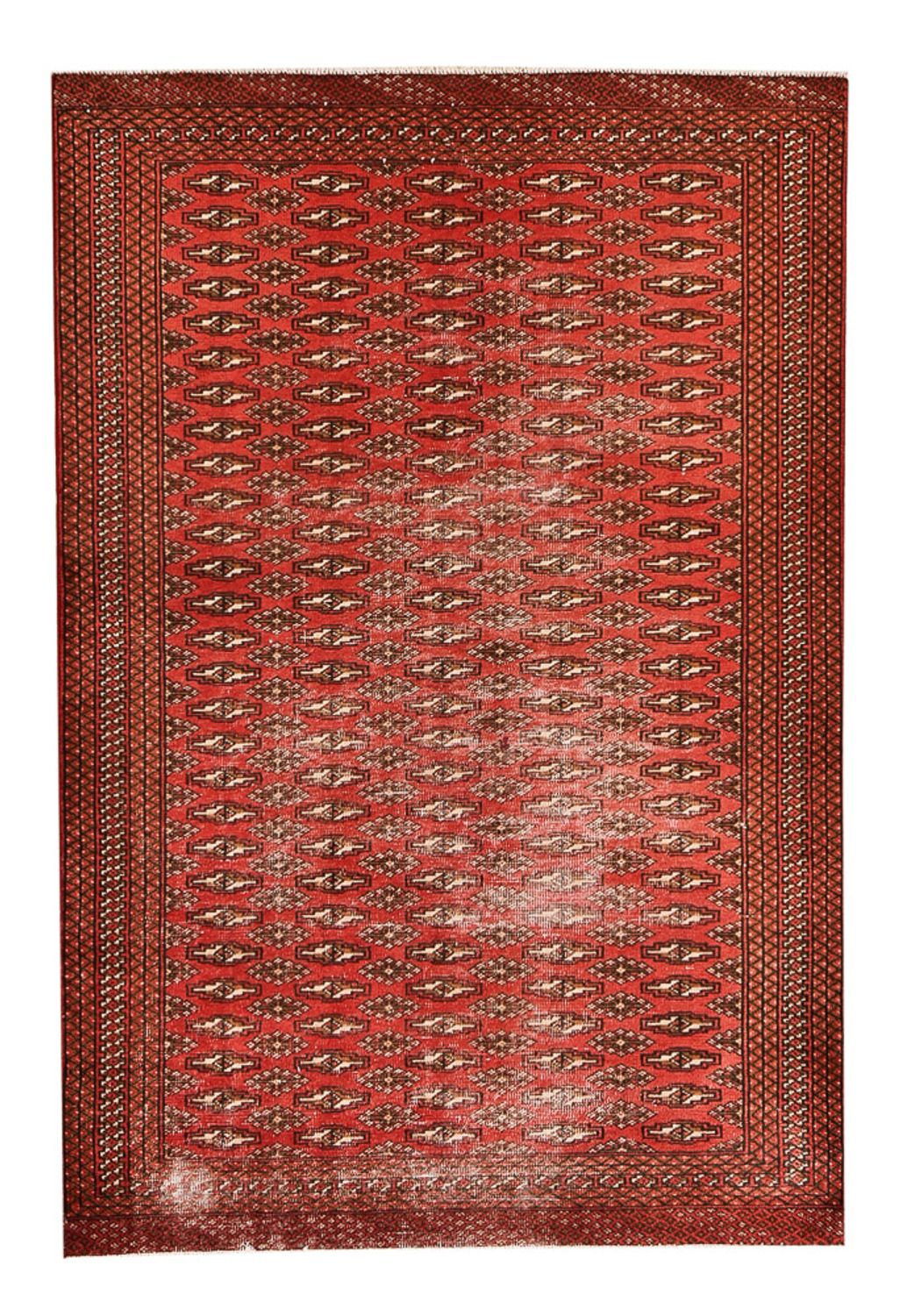 Turkaman tapijt - 190 x 128 cm - rood