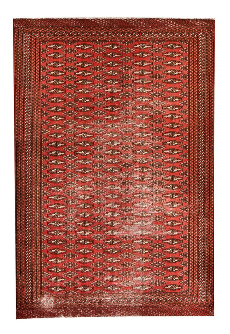 Turkaman tapijt - 190 x 128 cm - rood