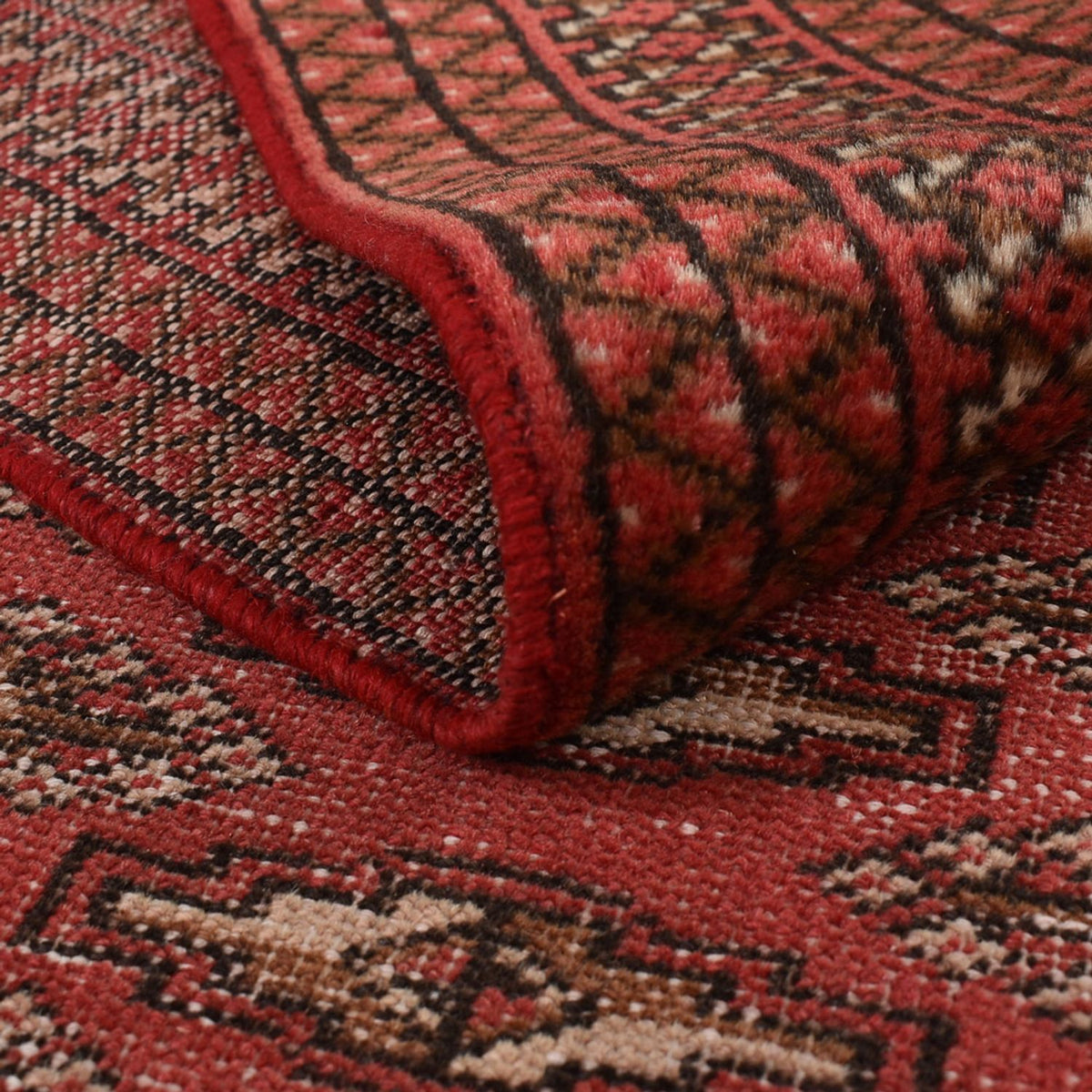 Turkaman tapijt - 190 x 128 cm - rood