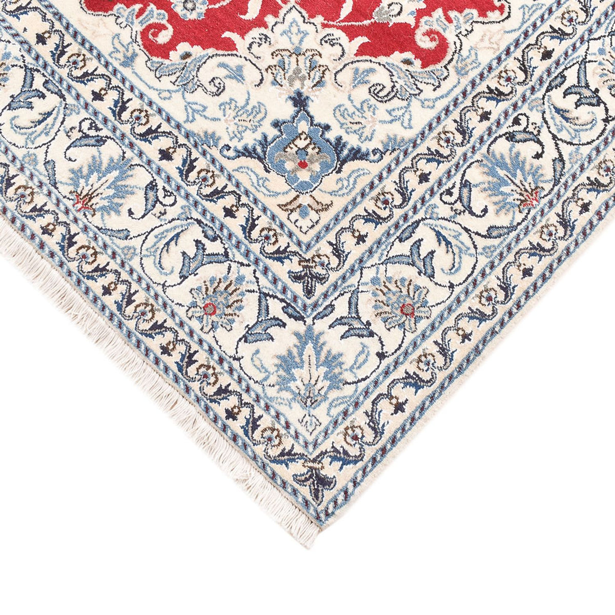 Perzisch tapijt - Nain - 200 x 149 cm - rood