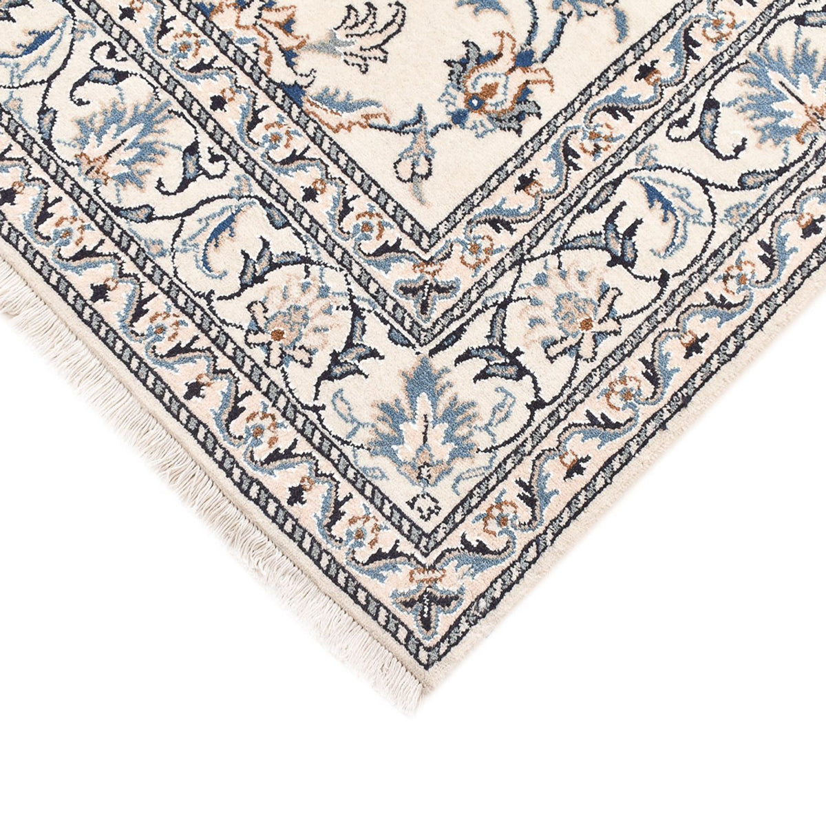 Perzisch tapijt - Nain - 200 x 144 cm - licht beige