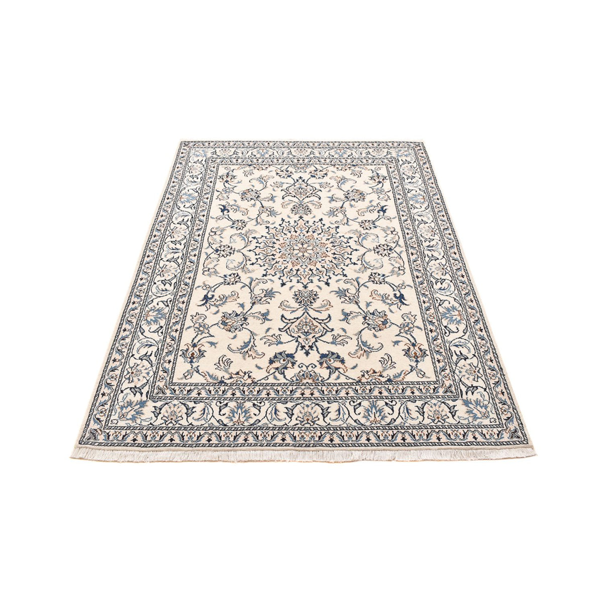 Perzisch tapijt - Nain - 200 x 144 cm - licht beige