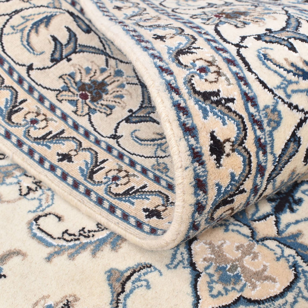 Perzisch tapijt - Nain - 200 x 152 cm - licht beige