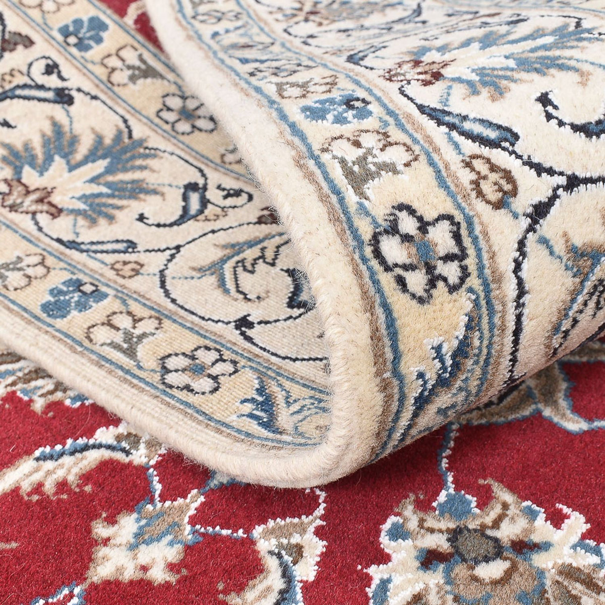 Perzisch tapijt - Nain - 197 x 150 cm - rood