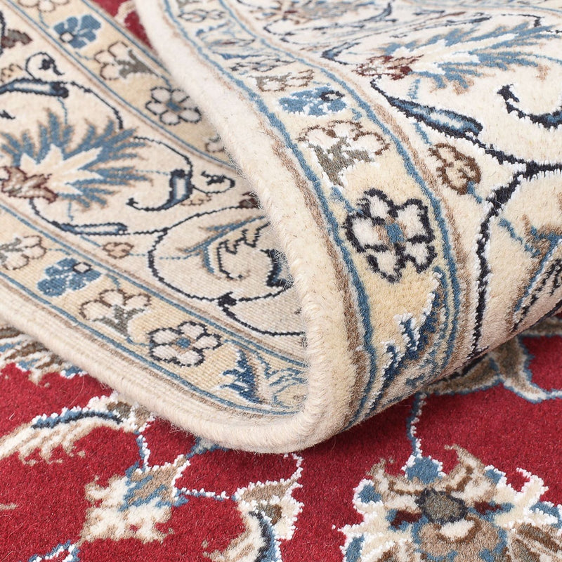 Perzisch tapijt - Nain - 197 x 150 cm - rood