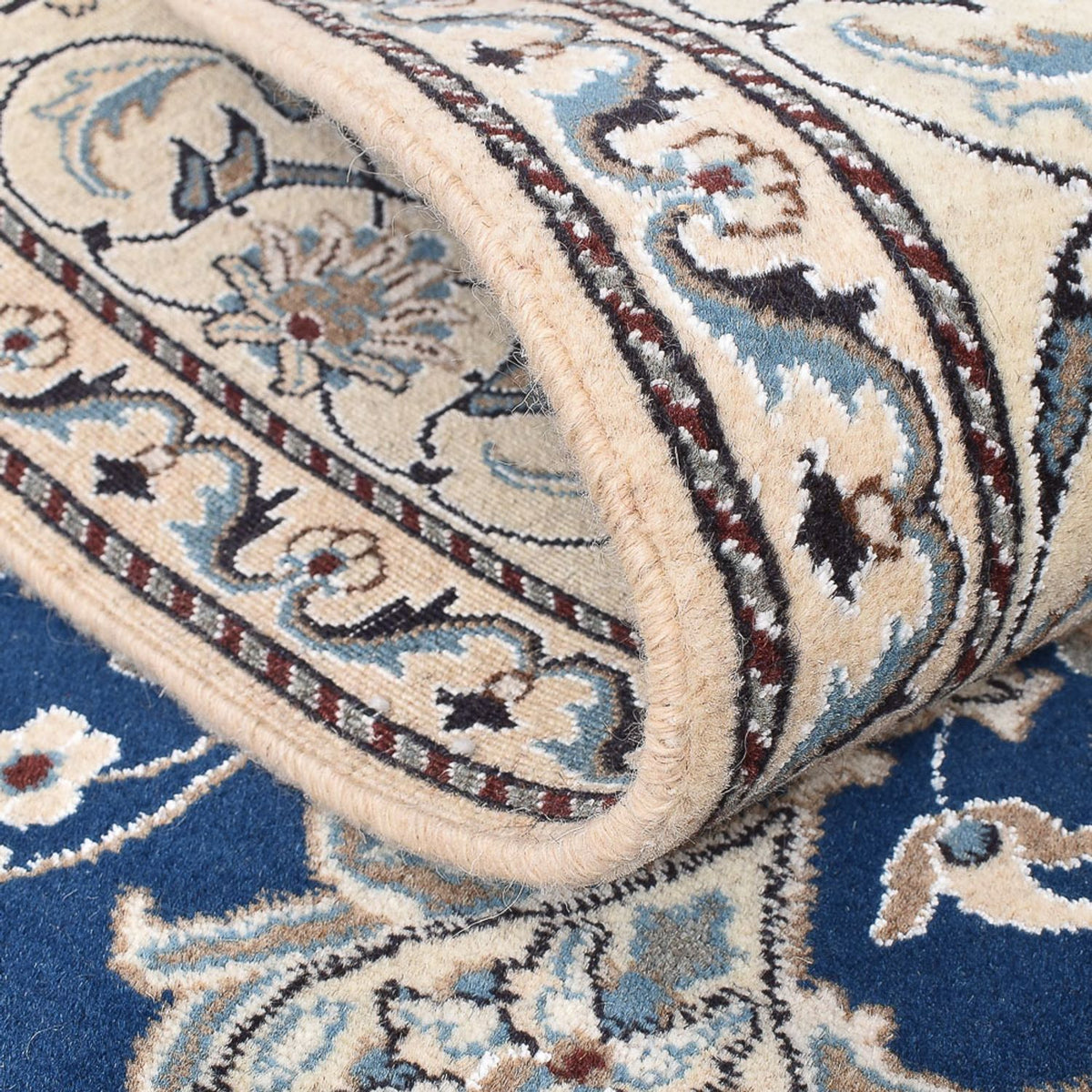 Perzisch tapijt - Nain - 212 x 147 cm - blauw