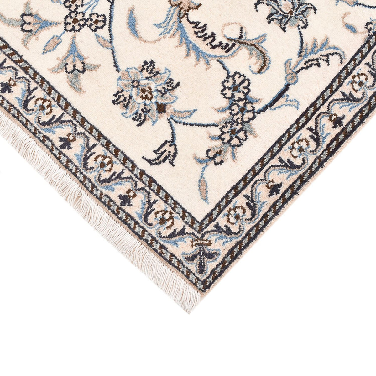 Perzisch tapijt - Nain - 138 x 90 cm - licht beige