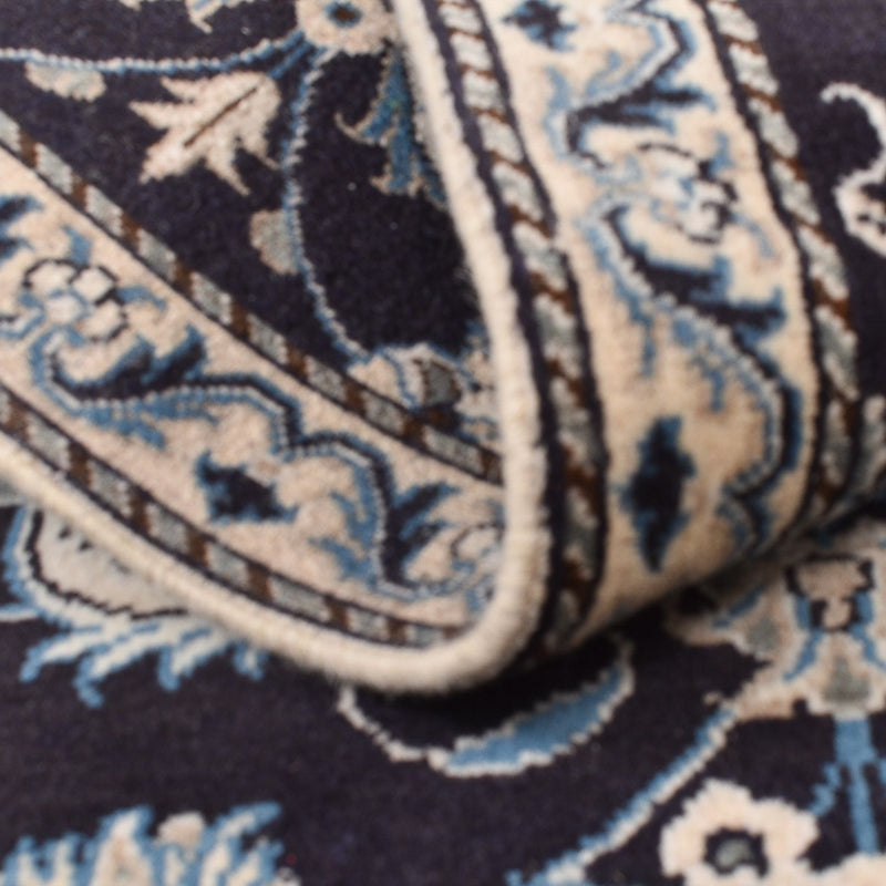 Perzisch tapijt - Nain - 141 x 90 cm - donkerblauw