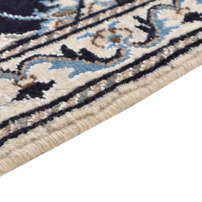 Perzisch tapijt - Nain - 143 x 90 cm - donkerblauw