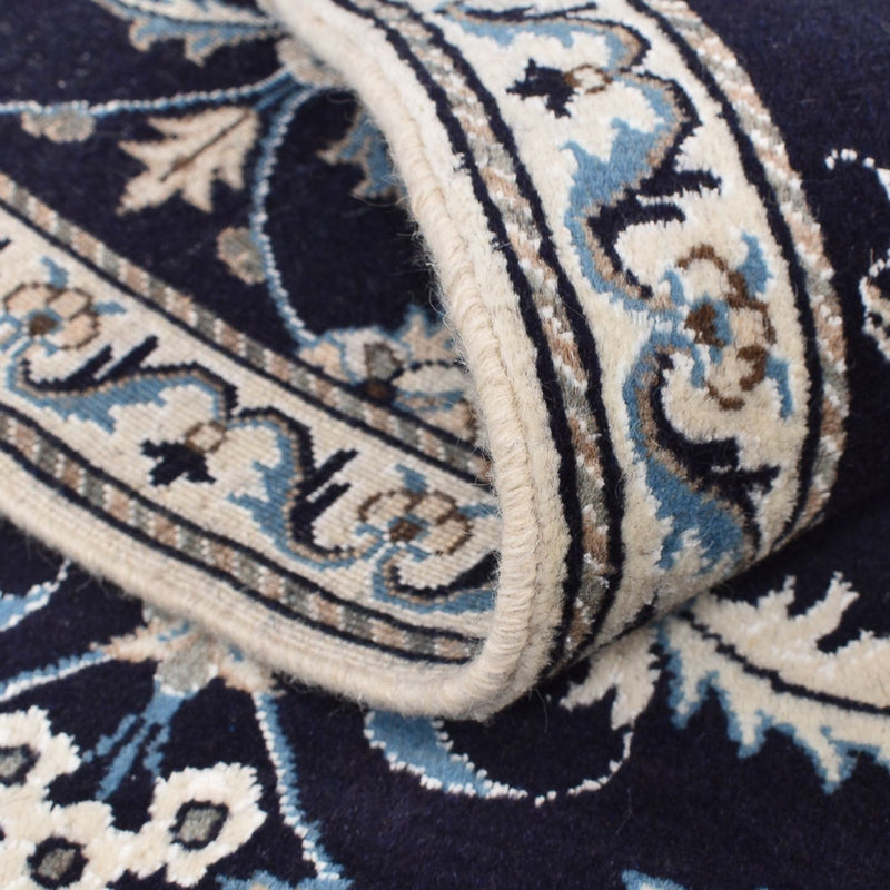 Perzisch tapijt - Nain - 143 x 90 cm - donkerblauw