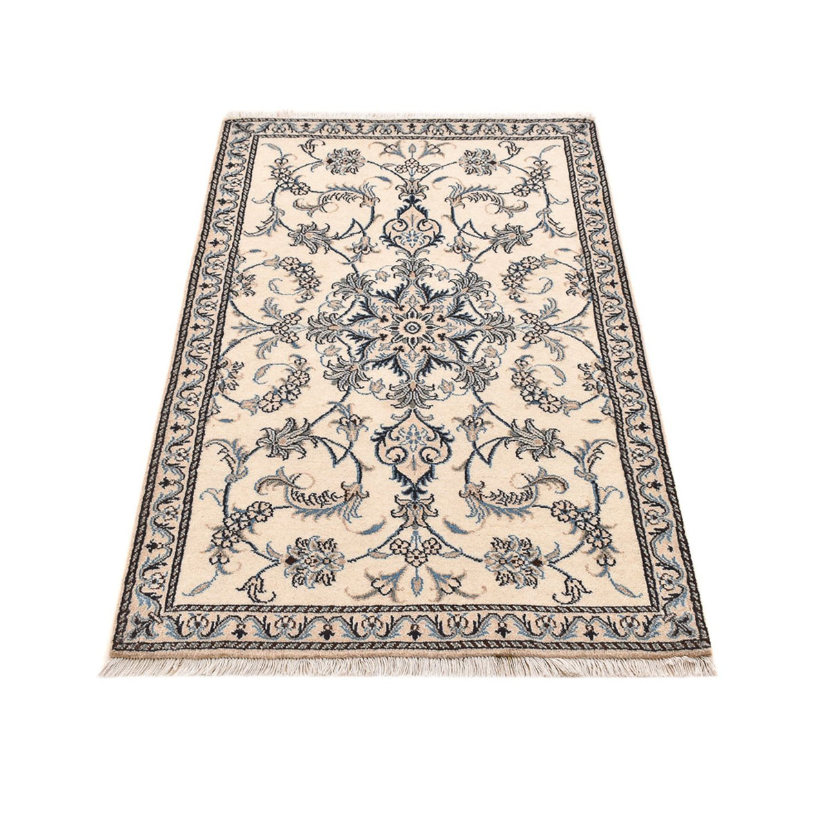 Perzisch tapijt - Nain - 146 x 88 cm - licht beige