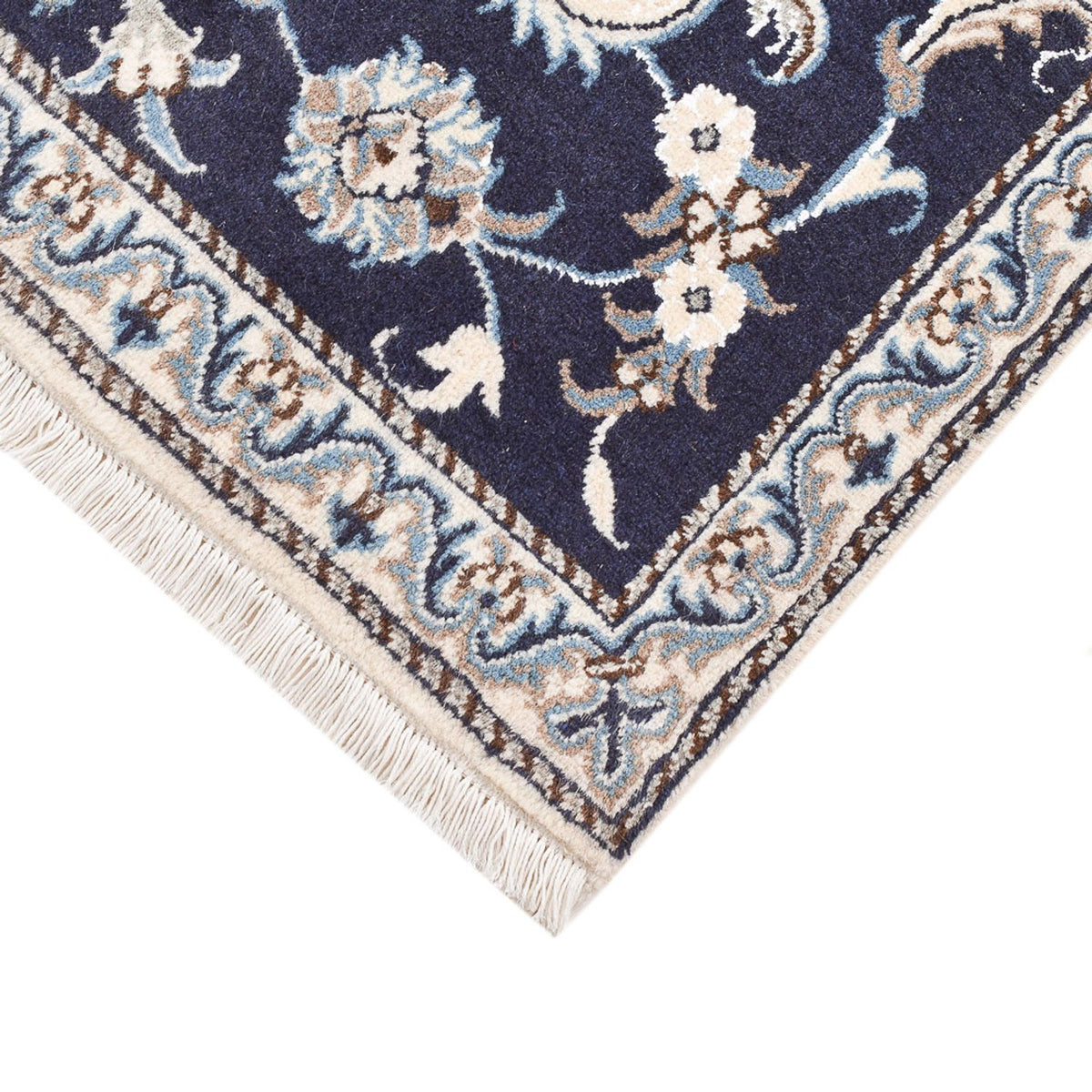 Perzisch tapijt - Nain - 140 x 87 cm - donker beige