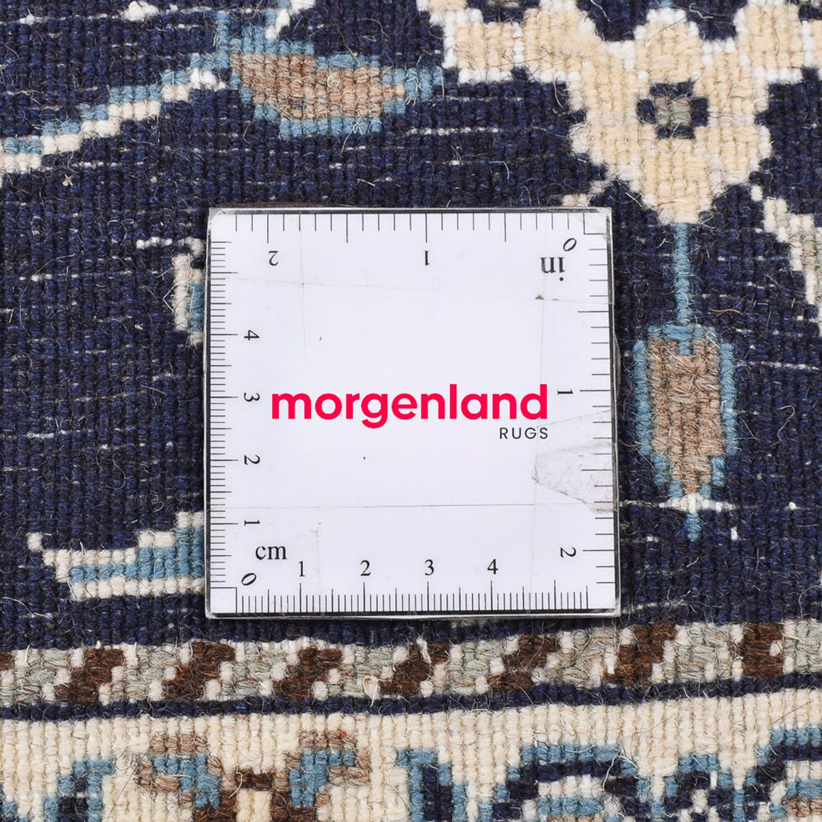 Perzisch tapijt - Nain - 140 x 87 cm - donker beige