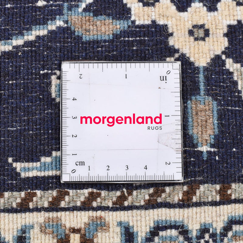 Perzisch tapijt - Nain - 140 x 87 cm - donker beige