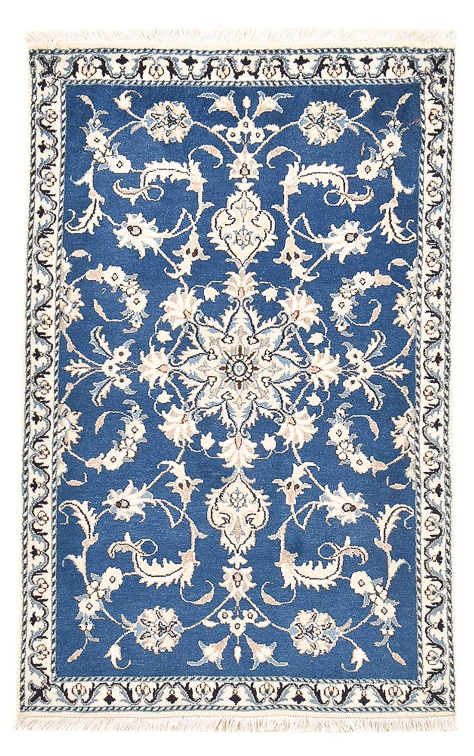 Perzisch tapijt - Nain - 143 x 86 cm - blauw