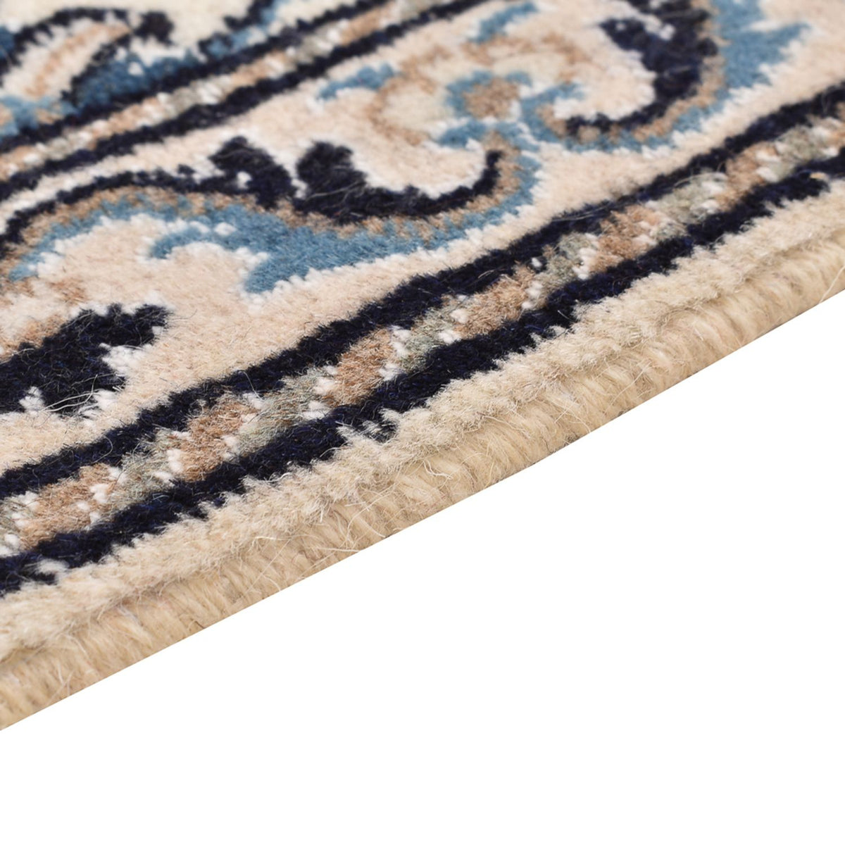 Perzisch tapijt - Nain - 87 x 55 cm - wit  crème