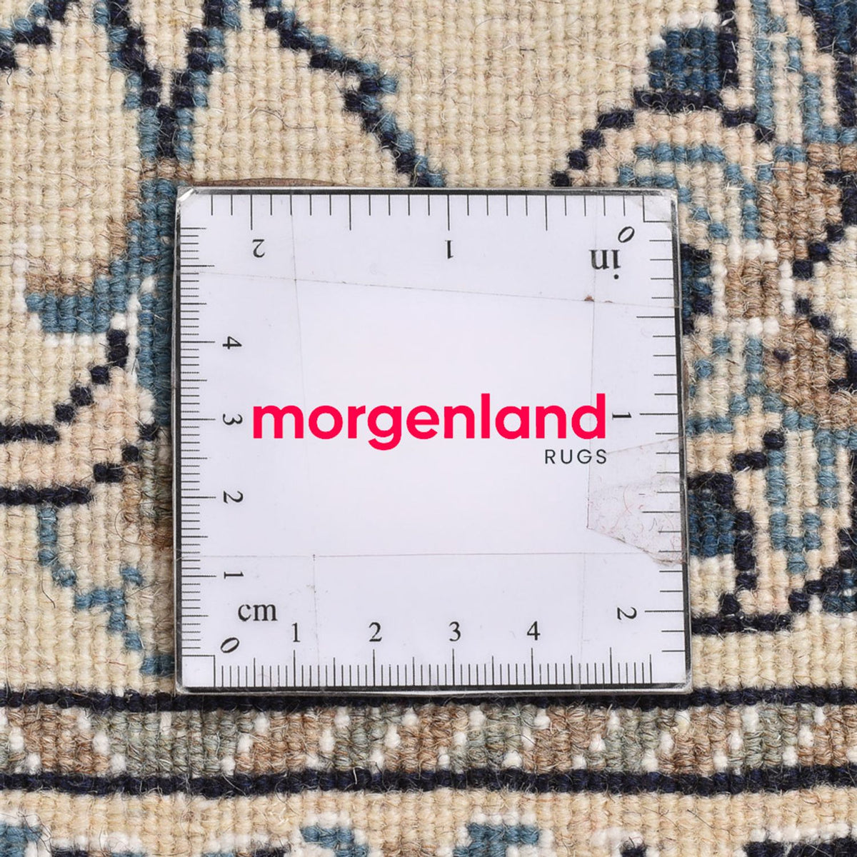 Perzisch tapijt - Nain - 87 x 55 cm - wit  crème