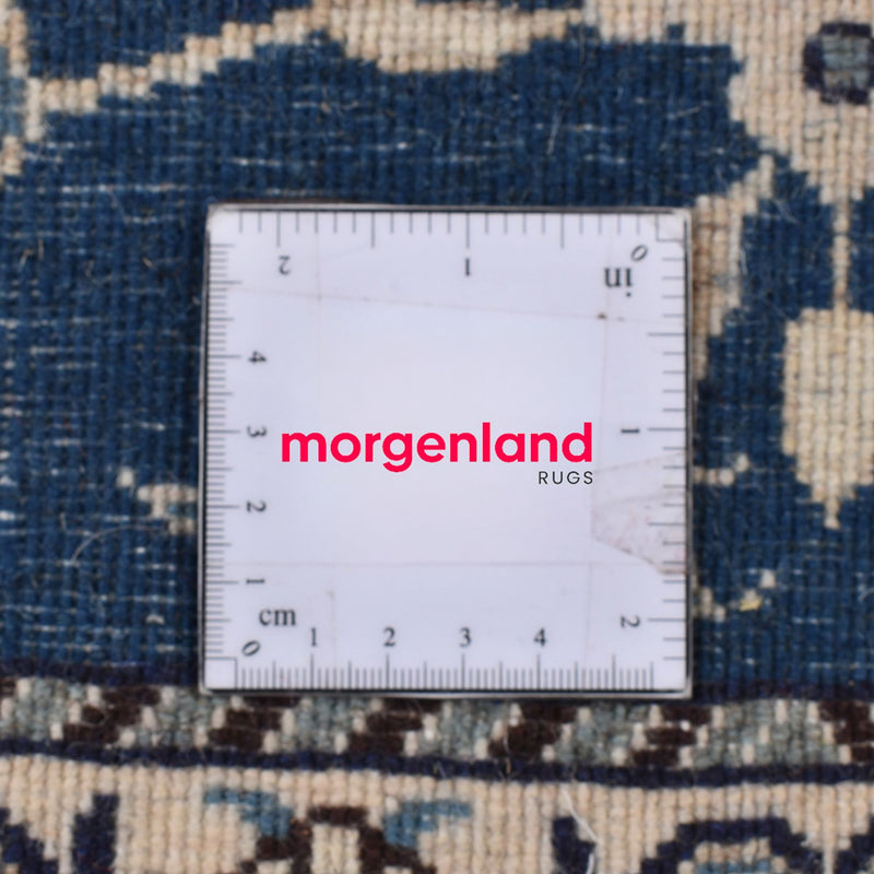 Perzisch tapijt - Nain - 133 x 90 cm - blauw