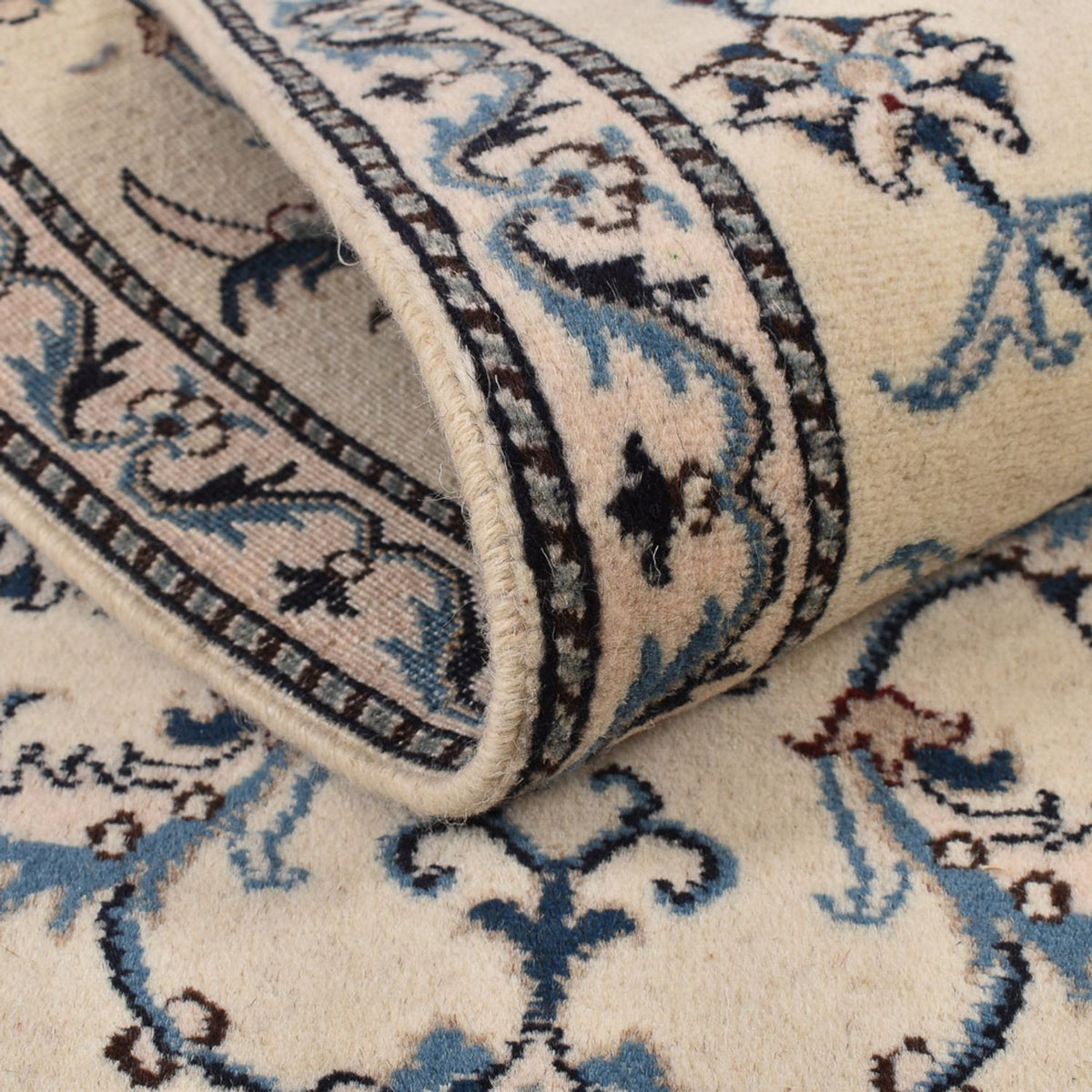 Loper Perzisch tapijt - Nain - 290 x 80 cm - beige