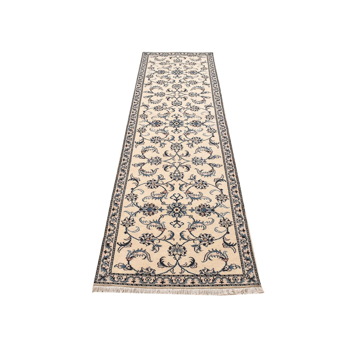 Loper Perzisch tapijt - Nain - 290 x 80 cm - beige