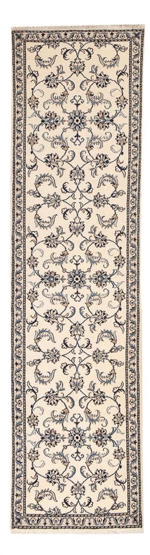 Loper Perzisch tapijt - Nain - 289 x 78 cm - beige