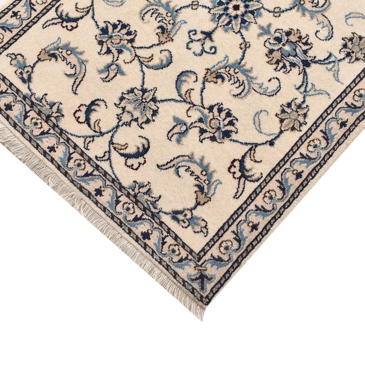 Loper Perzisch tapijt - Nain - 289 x 78 cm - beige