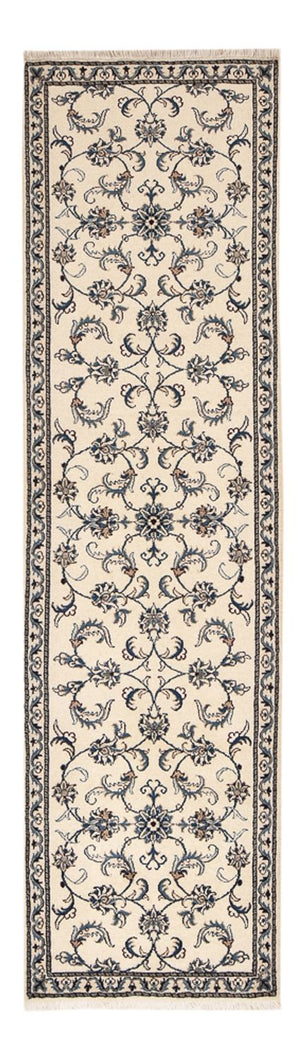 Loper Perzisch tapijt - Nain - 287 x 80 cm - beige