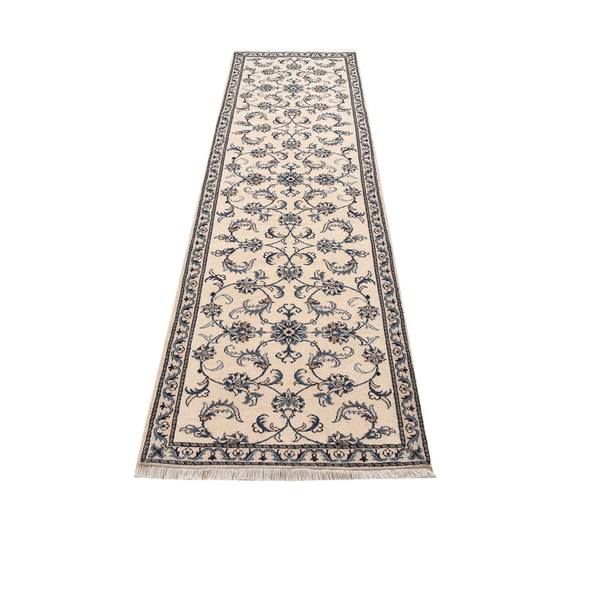 Loper Perzisch tapijt - Nain - 287 x 80 cm - beige