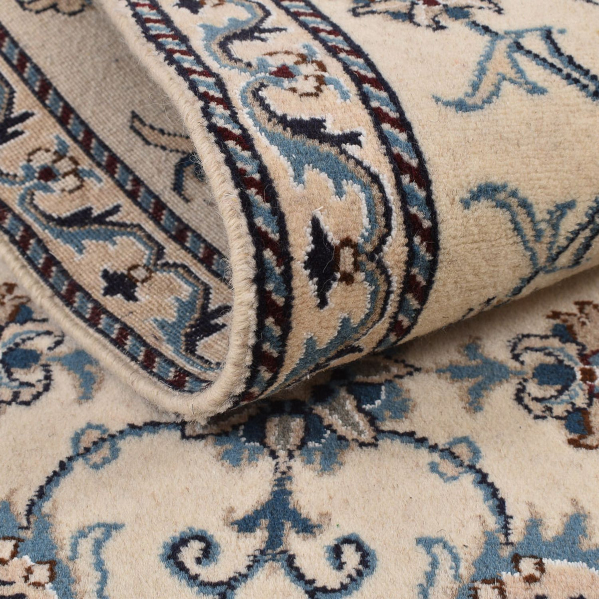 Loper Perzisch tapijt - Nain - 288 x 78 cm - beige