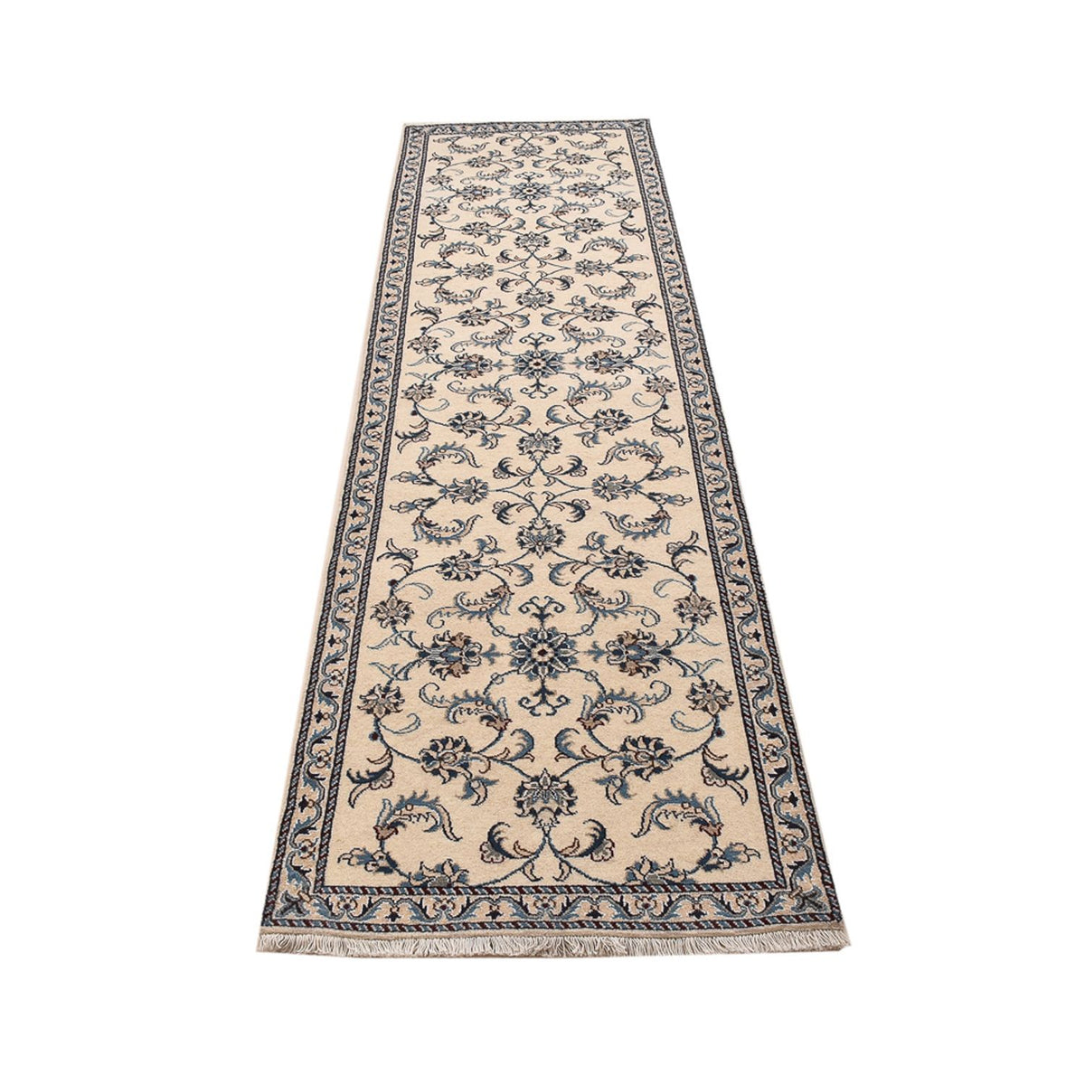 Loper Perzisch tapijt - Nain - 288 x 78 cm - beige